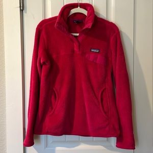 Women's Patagonia Re-Tool Snap-T® Fleece Pullover
- Hot Pink - Size Medium